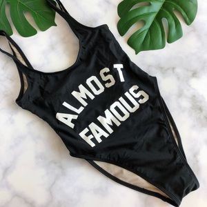 Private Party Almost Famous One Piece Swim Suit